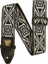 Ernie Ball Black Heart Jacquard Strap - 5345