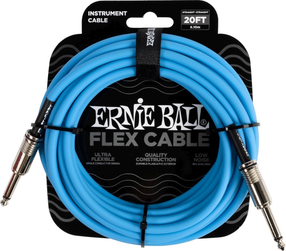 Ernie Ball 6417 FLEX Instrument Cable 6m - Blue