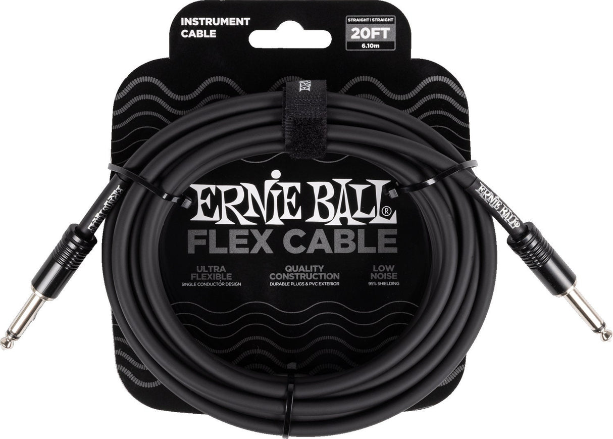 Ernie Ball 6435 FLEX Instrument Cable 6m - Black