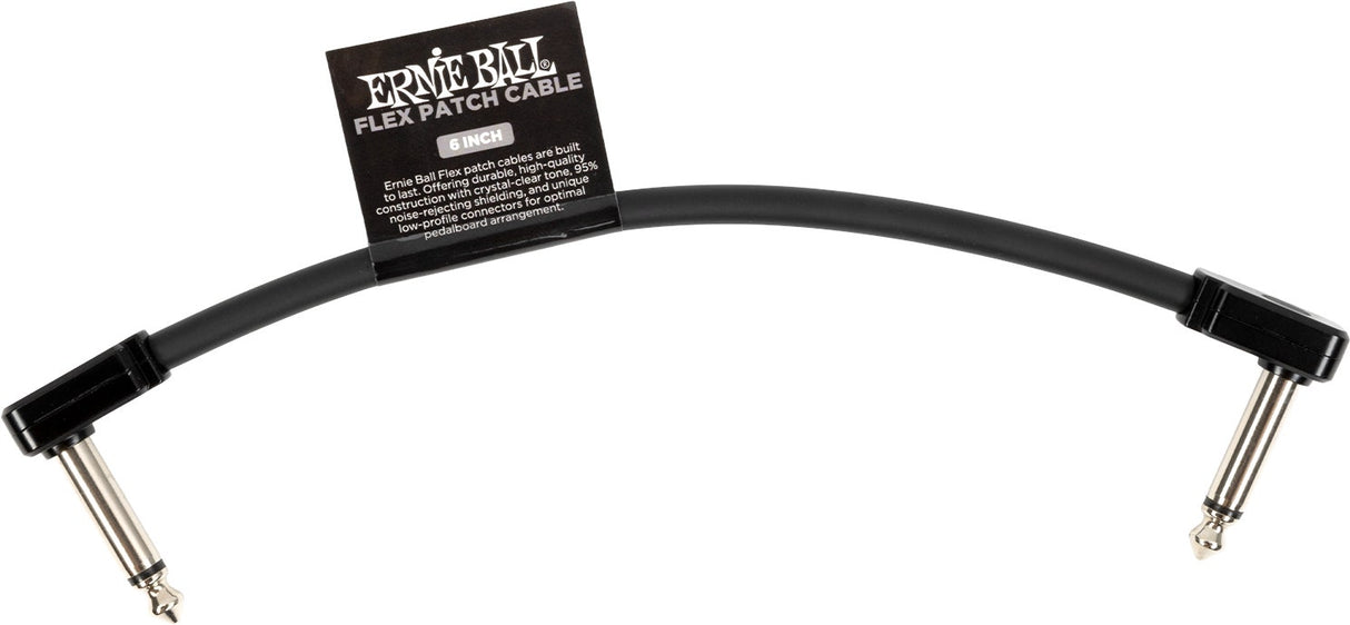 Ernie Ball 6439 Flex Patch Cable Black 15cm