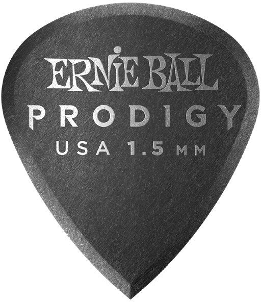 Ernie Ball EB-9200 1.5mm Black Mini Prodigy Picks 6-pack