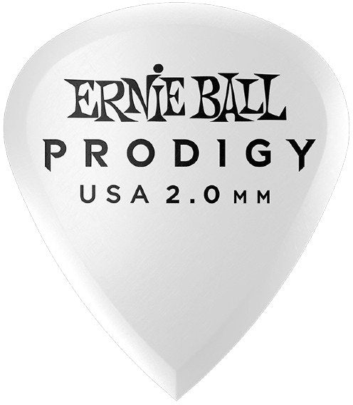 Ernie Ball EB-9203 2,0mm White Mini Prodigy picks 6-pack