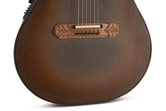 Adamas E-Acoustic Guitar 1687GT Deep Non-Cutaway - Reverse Brown Burst (1687GT-9W-G)