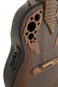 Adamas E-Acoustic Guitar 1687GT Deep Non-Cutaway - Reverse Brown Burst (1687GT-9W-G)