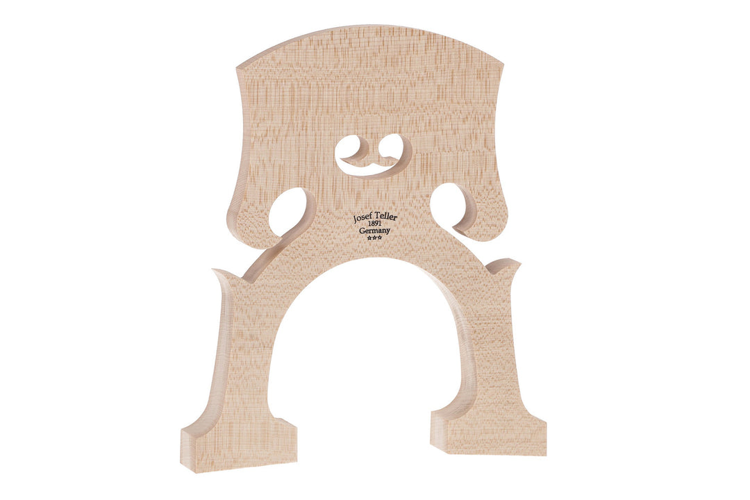 Teller Double bass bridge Belgian model - 3/4 (Foot width 155)