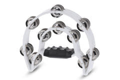 GEWA Jingle wreath Half moon 20 jingles - White
