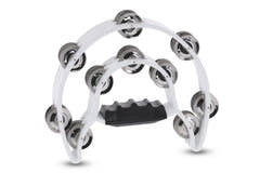 GEWA Jingle wreath Half moon 20 jingles - White