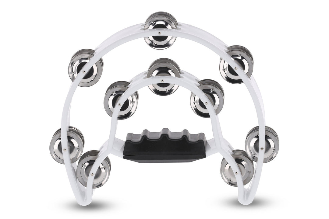GEWA Jingle wreath Half moon 20 jingles - White