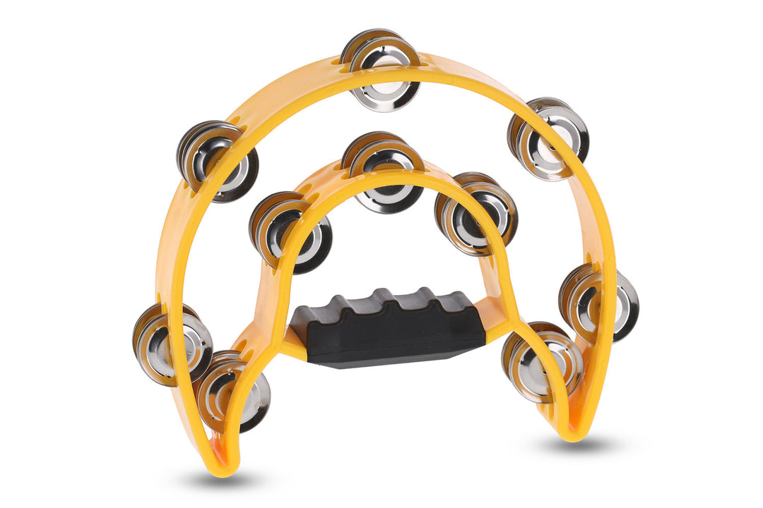 GEWA Jingle wreath Half moon 20 jingles - Yellow