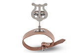 GEWA fløjtelyra, lille, læderarmbånd og 1 nodeklemme