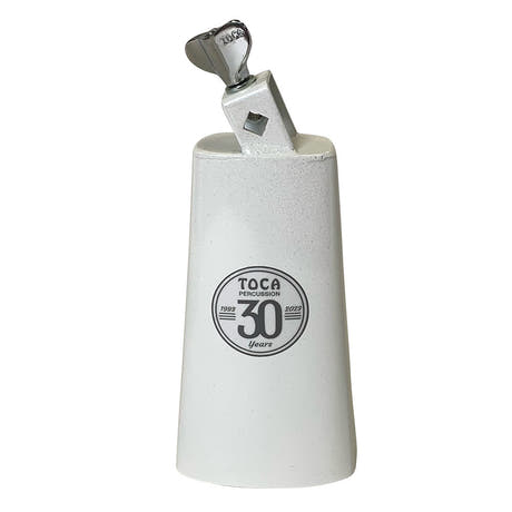 Toca 30th Anniversary Bongo Bell 3026-TMB, selvlysende hvid