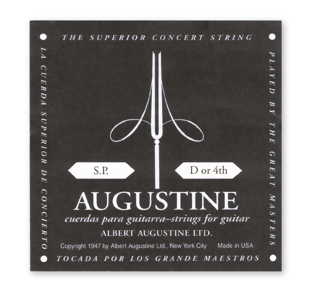 Augustine Classic Black D4-streng, low tension, .0285"