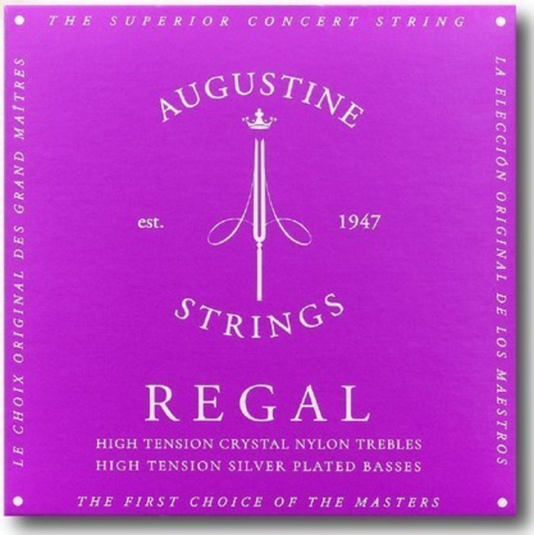 Augustine Strings for classic guitar Regal Crystal Nylon high - Set Regal Blue (high/high)