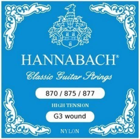 Hannabach 875HT G3 kromomviklet til klassisk guitar, high tension