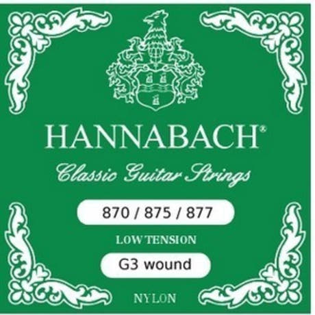 Hannabach 871LT G3 kromomviklet til klassisk guitar, low tension