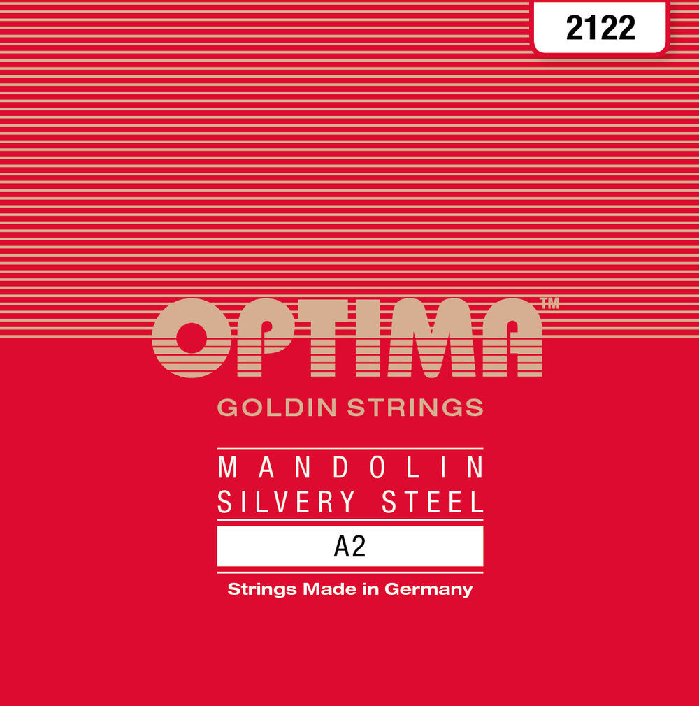 Optima 2122 mandolinstreng A .013, Goldin Flatwound (par)