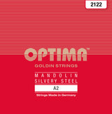 Optima 2122 mandolinstreng A .013, Goldin Flatwound (par)