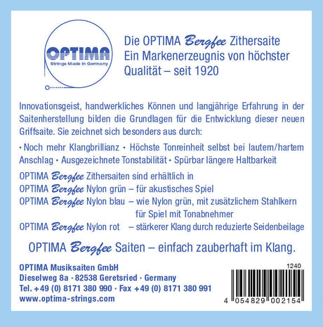 Optima Bergfee 1240 grebsstreng a´ til citer, München, Normal