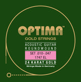 Optima Strings for Acoustic Guitar Gold strings - Set (1747EL)