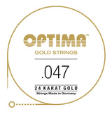 Optima Gold E6 .047w westernguitarstreng, GA047