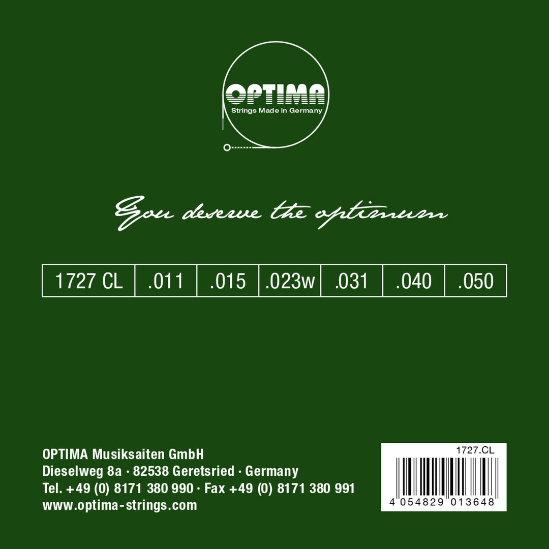 Optima Strings for Acoustic Guitar Bronze strings - Set Custom-light (1727CL)