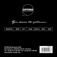 Optima Strings for E-guitar Chrome strings round wound - Set (4028EL)