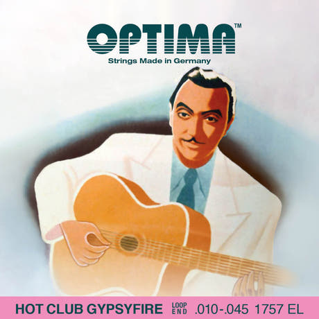 Optima 1757EL Hot Club Gypsyfire strenge, extra light, løkke