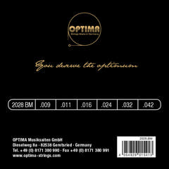 Optima Strings for E-guitar Gold strings round wound - Set (2028BM)