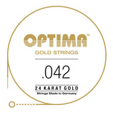Optima Gold E6 .042w elguitarstreng, GE042