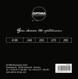 Optima E-Bass Strings Chrome Strings. Round Wound Short Scale - Set 4199S (4-str. short-scale)