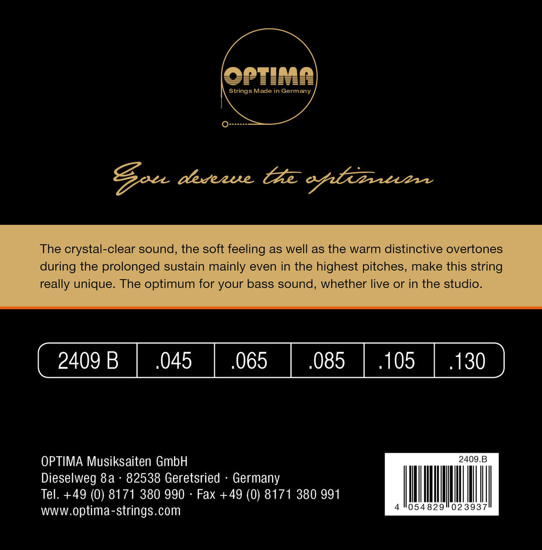 Optima E-Bass Strings Unique studio golden strings - 5-str. long sc. (2409B)