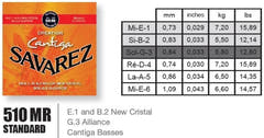 Savarez Strings for classic guitar Creation Cantiga 510 - Set normal (510MR)