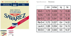 Savarez Strings for classic guitar Corum New Cristal - Set (500CR)