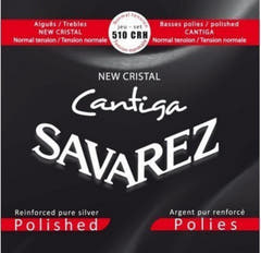 Savarez Strings for classic guitar New Cristal Cantiga - Normal set, polished (510CRH)