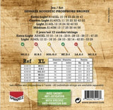 Savarez A140XL Acoustic Phosphor Bronze, extra light .010 til .047
