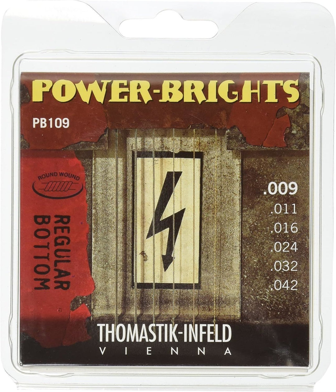 Thomastik-Infeld Strings for E-guitar Power Brights Series - Set 009 (PB109)