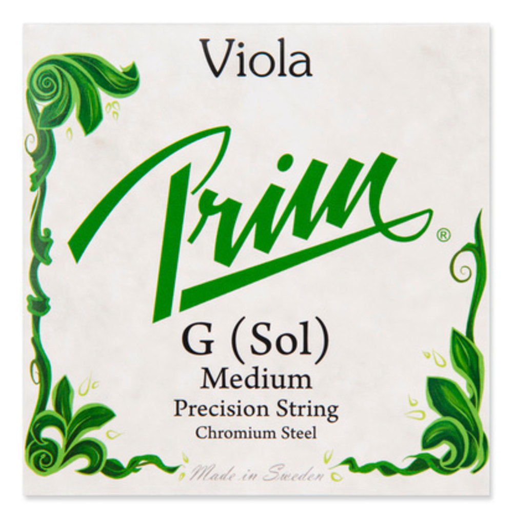 Prim G-streng til bratsch, kromstål, medium
