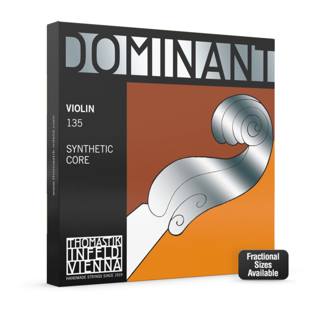 Thomastik-Infeld Violin strings Dominant nylon core - Set steel Soft 4/4 (135Bw)