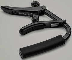 Shubb Capo Standard Capo - E-Guitar, 7.25" Radius, black (C4k)