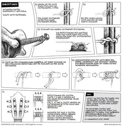 Hannabach 890 1/8 G3 omviklet streng til børneguitar, medium tension