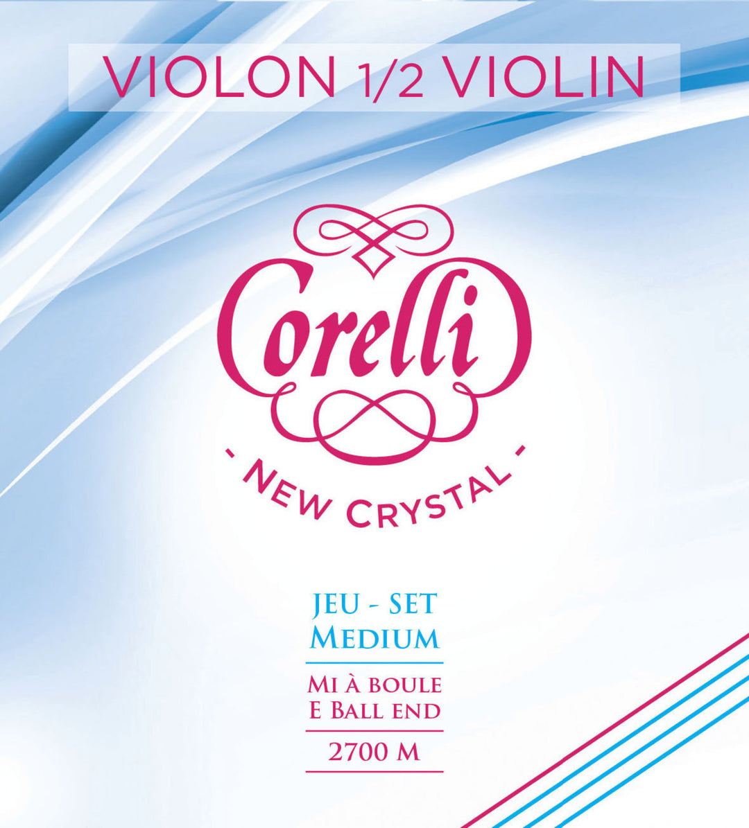 Corelli Violin strings New Crystal - G 1/2 (2704M)