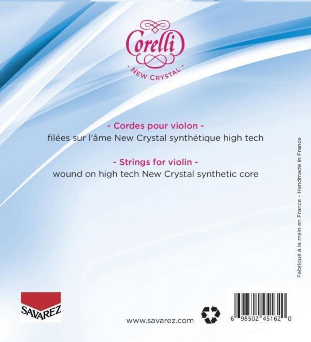Corelli Violin strings New Crystal - G 1/2 (2704M)