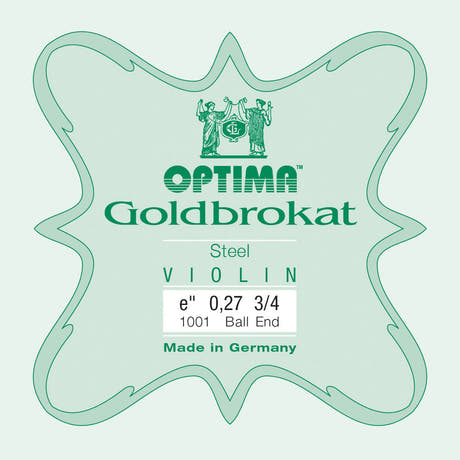 Optima Goldbrokat E-streng 3/4-violin, 0,27 mm, kugle