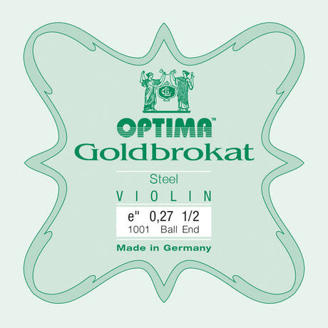 Optima Goldbrokat E-streng 1/2-violin, 0,27 mm, kugle