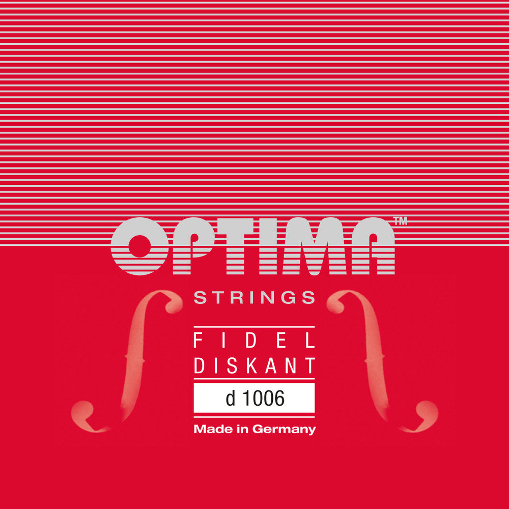 Optima 1006 streng D6 til 6-strenget sopranfidel, kromnikkel