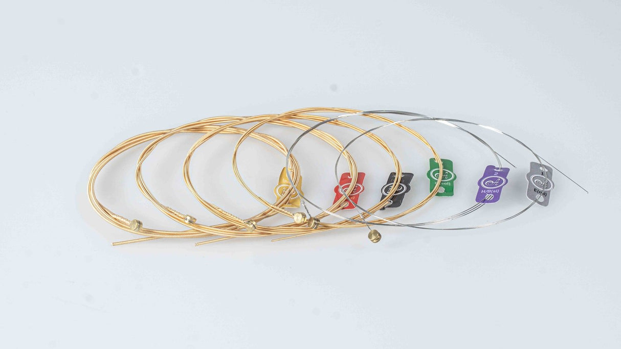 Adamas Strings for Acoustic Guitar Adamas Phosphor Bronze Historic Reissue - Set of 3 Super-Light .011 (1749-3)