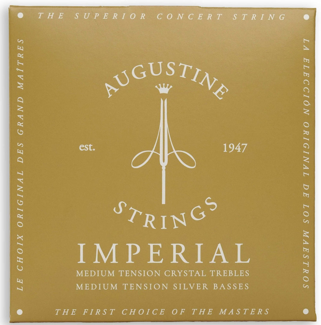 Augustine Strings for classic guitar Imperial Crystal Nylon medium - Set Imperial Black (medium/low)