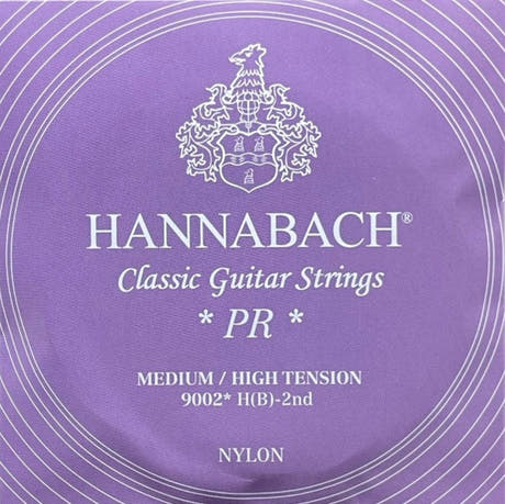 Hannabach 900 H/B2 diskantstreng, klassisk guitar, medium/high tension