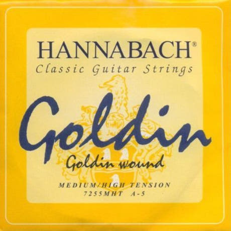 Hannabach 725 A5 basstreng til klassisk guitar, medium/high tension