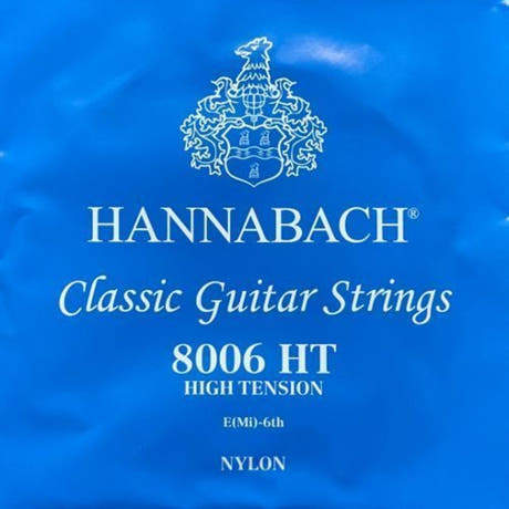 Hannabach 800 E6 basstreng til klassisk guitar, high tension